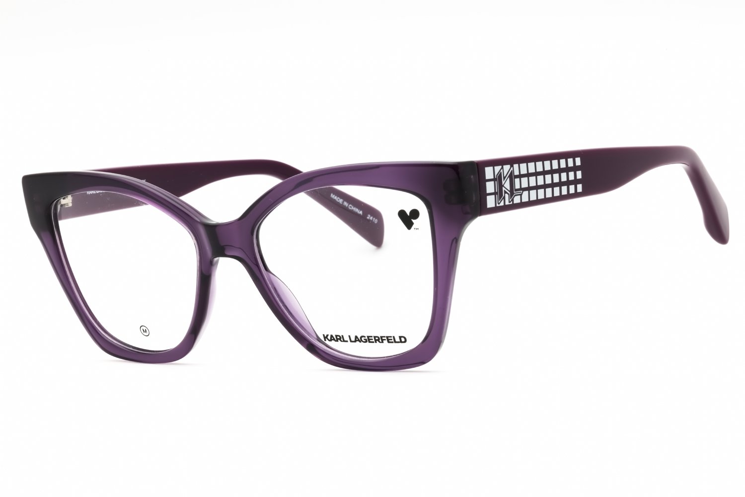 KARL LAGERFELD KL6150 VIOLET/Clear demo lens 541 53-17-140 MM