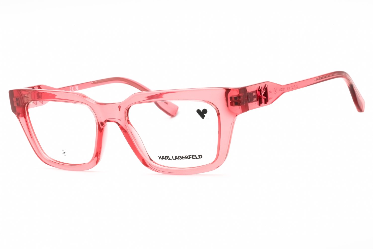 KARL LAGERFELD KL6152 ROSE/Clear demo lens 610 52-17-140 MM