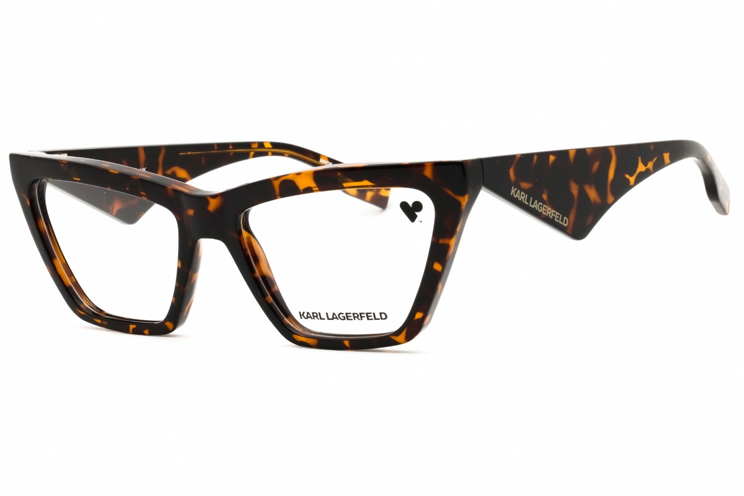 KARL LAGERFELD KL6195 DARK TORTOISE/clear demo lens 242 54-17-140 MM