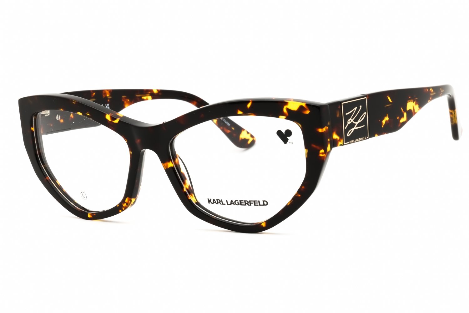 KARL LAGERFELD KL6211 DARK TORTOISE/Clear demo lens 242 55-17-140 MM