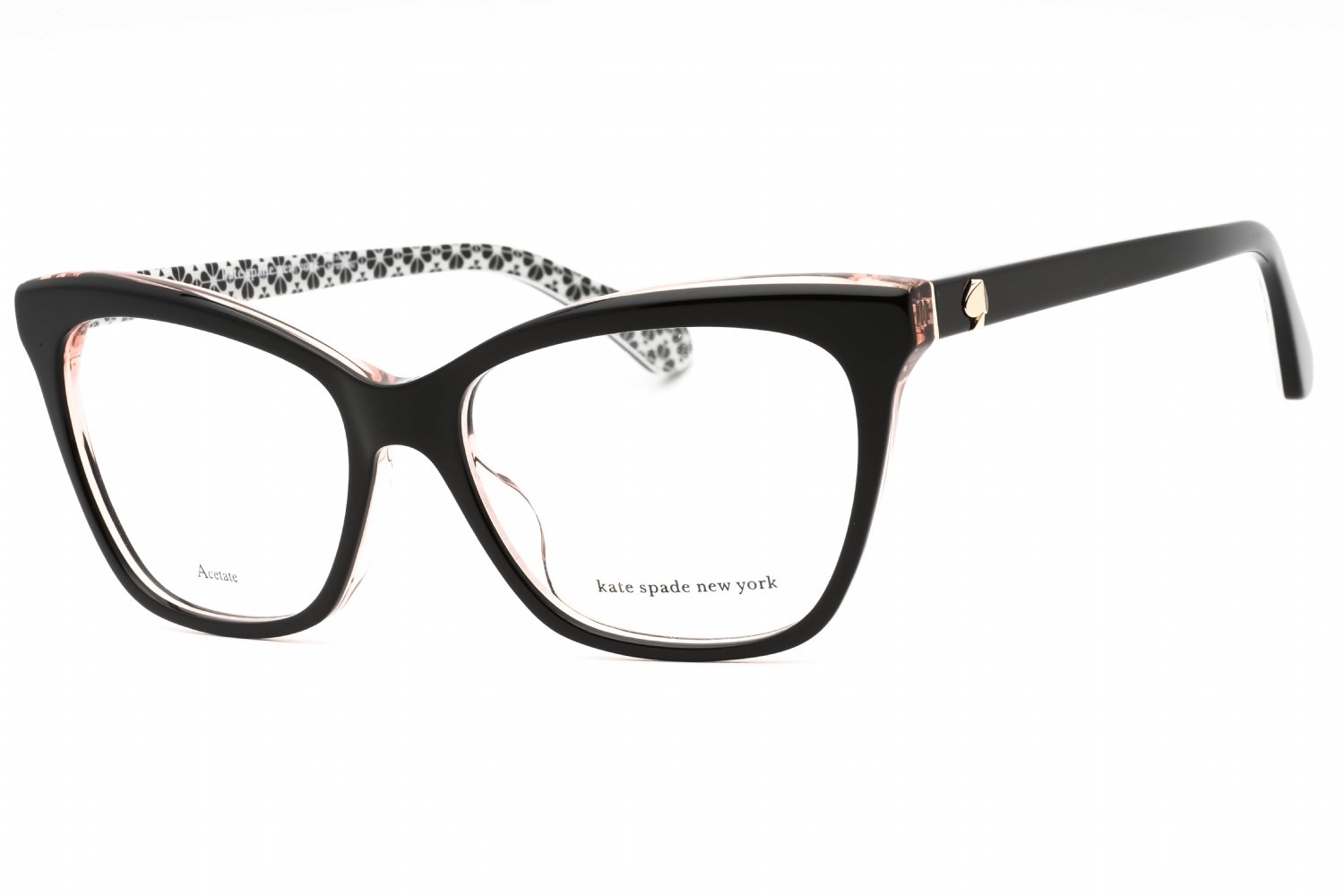 Kate Spade ADRIA BLACK PINK/Clear demo lens 03H2 00 52-16-140 MM