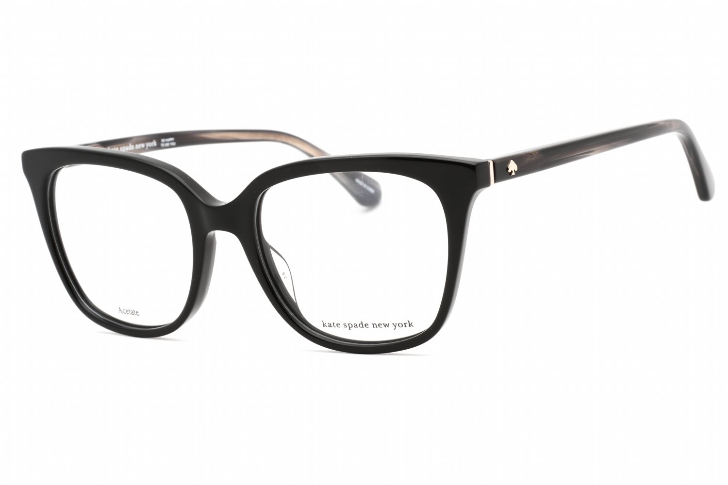 Kate Spade ALESSANDRIA BLACK/Clear demo lens 0807 00 51-17-140 MM