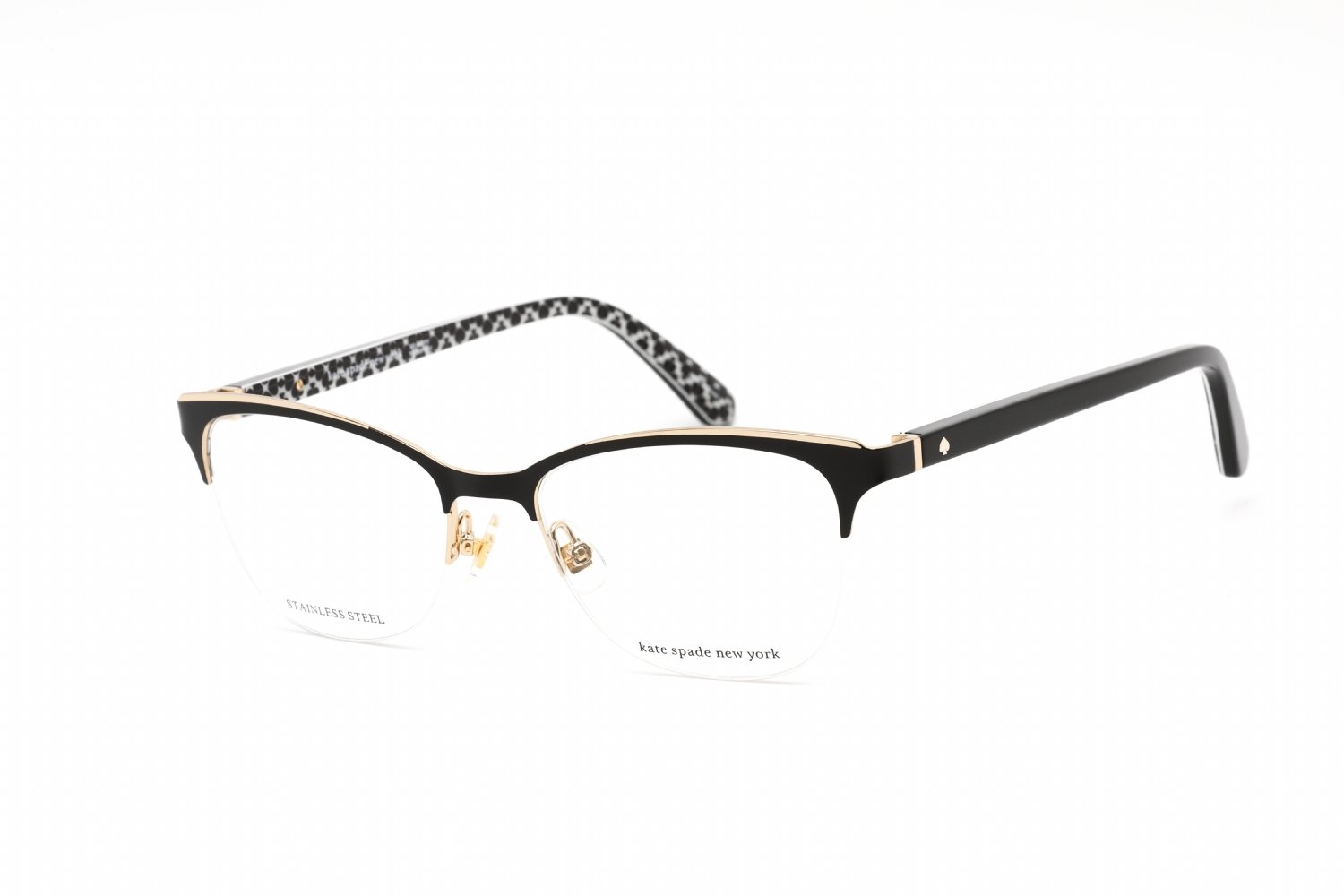 Kate Spade BRIEANA BLACK/Clear demo lens 0807 00 50-17-140 MM