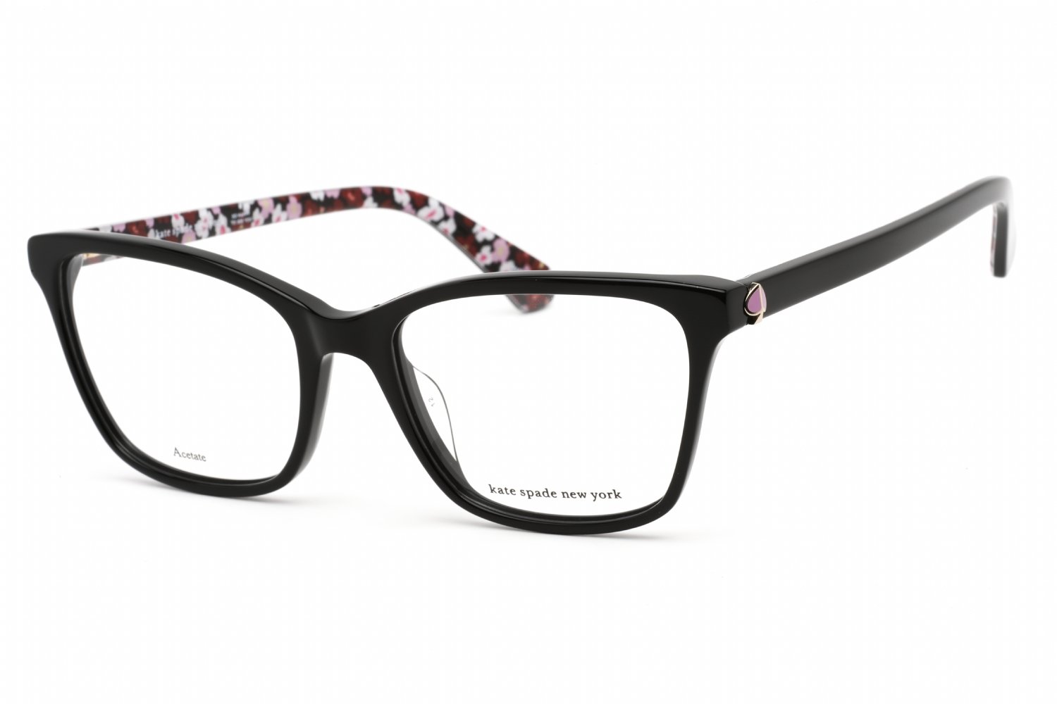 Kate Spade CAILYE BLACK VIOLET / Clear demo lens 07J2 00 53-18-140 MM