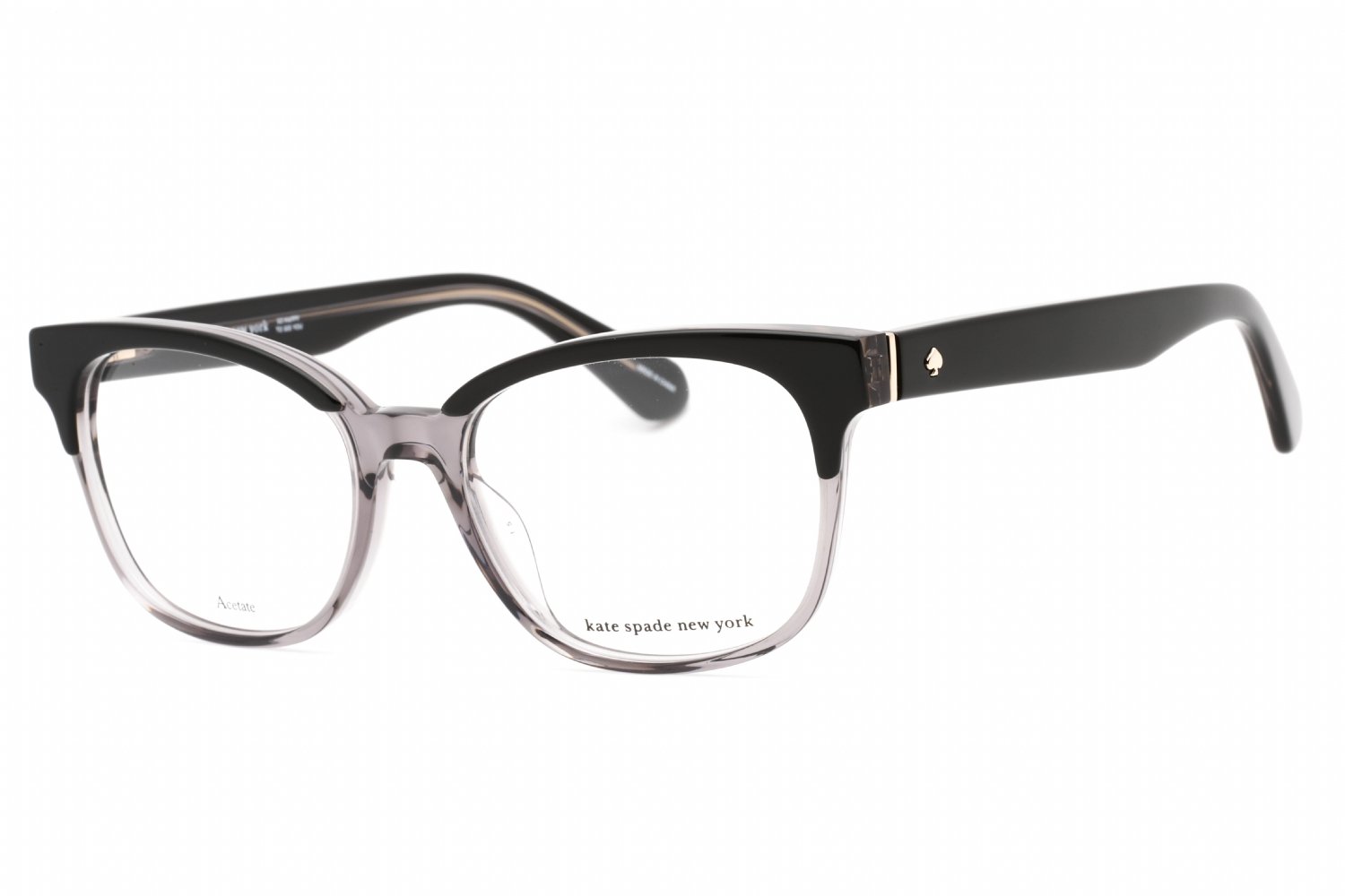 Kate Spade CAROLANNE Black Gray / Clear demo lens 008A 00 51-17-140 MM