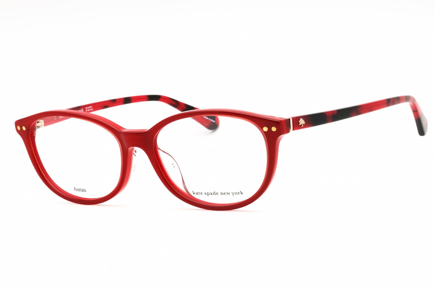 Kate Spade EVANGELINE/F RED/Clear demo lens 0C9A 00 53-16-145 MM