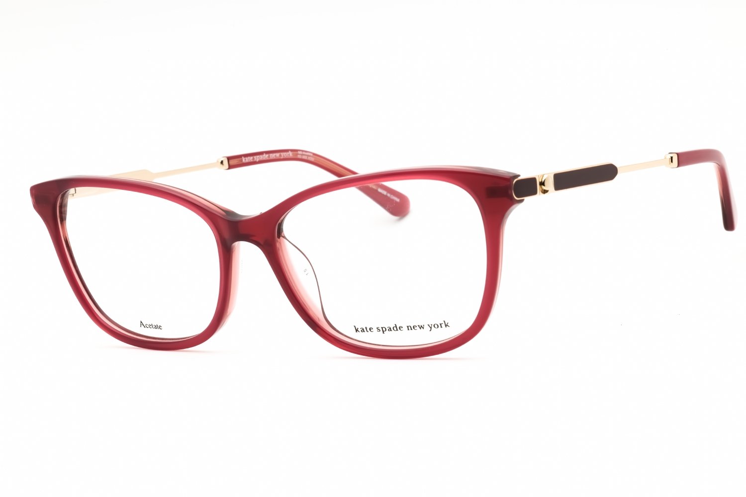 Kate Spade GAEL BURGUNDY/Clear demo lens 0LHF 00 53-15-140 MM