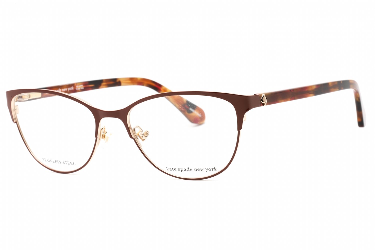 Kate Spade HADLEE HAVANA PLUM/Clear demo lens 0MFX 00 52-16-140 MM