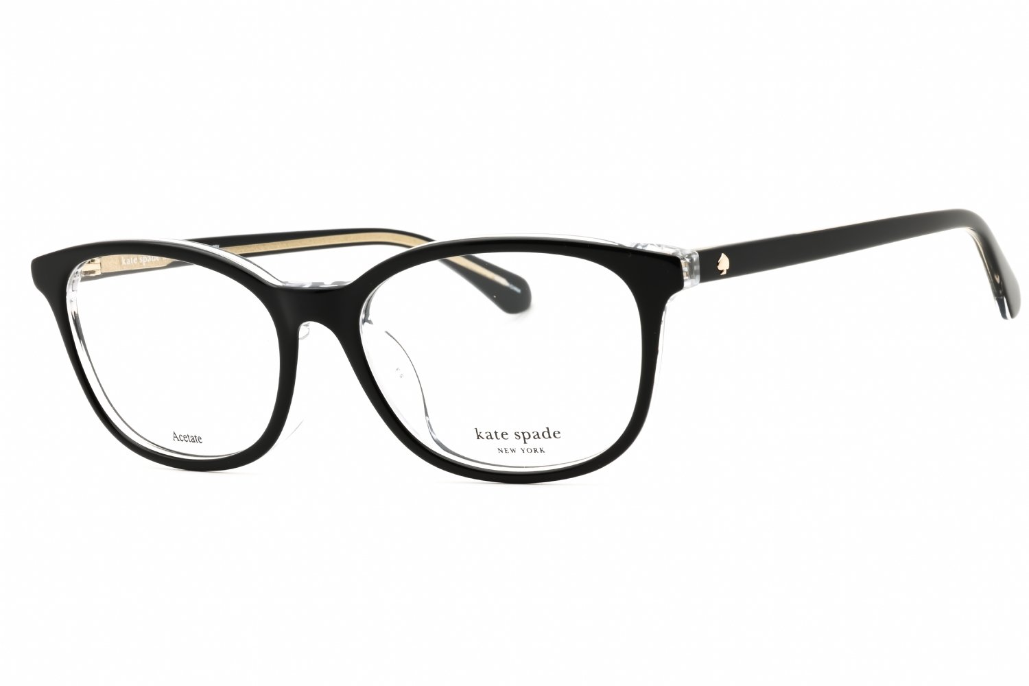 Kate Spade HAISLEY/F BLACK/clear demo lens 0807 00 53-16-140 MM