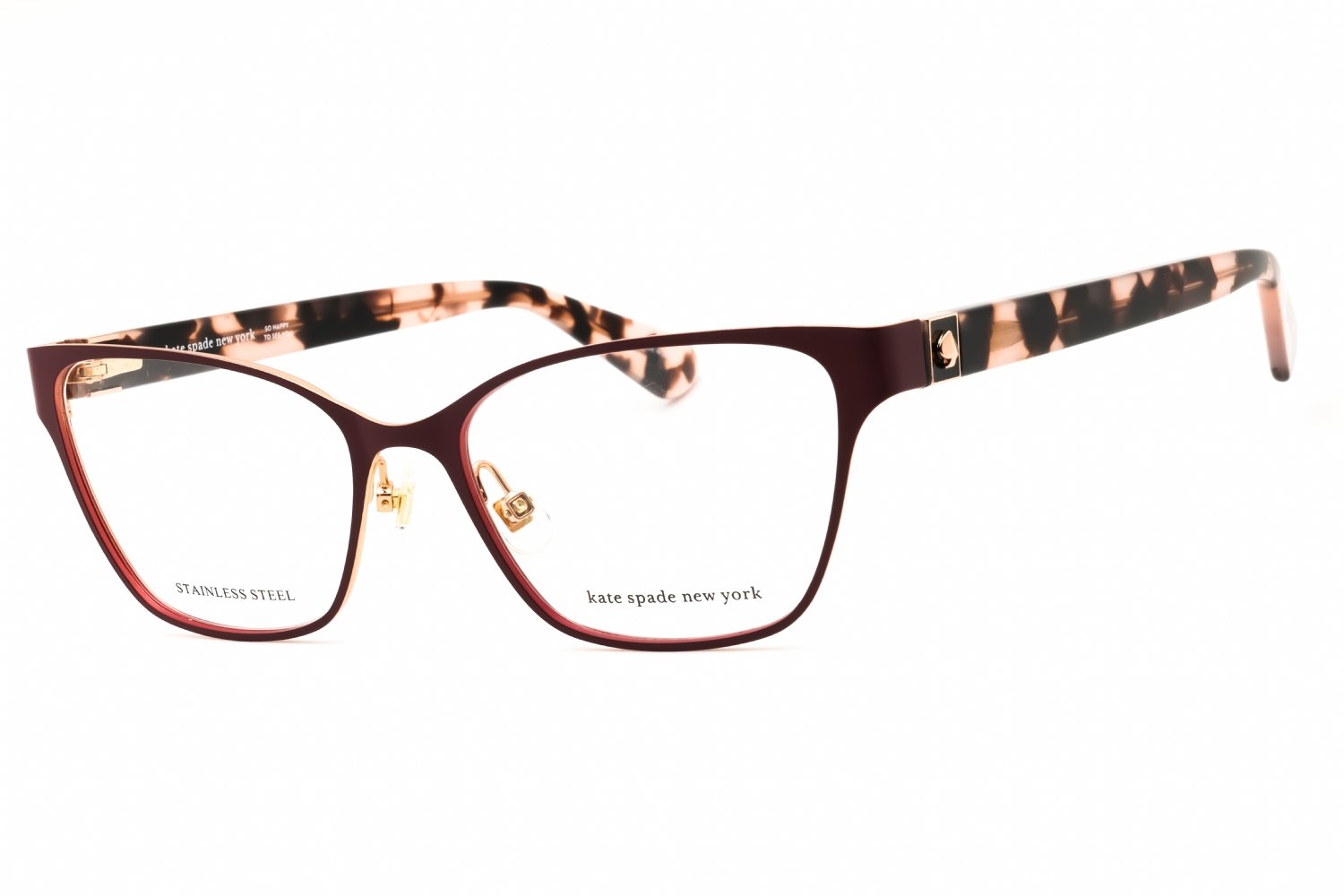 Kate Spade IVIE ROSE GD RED/Clear demo lens 00AW 00 52X16X140
