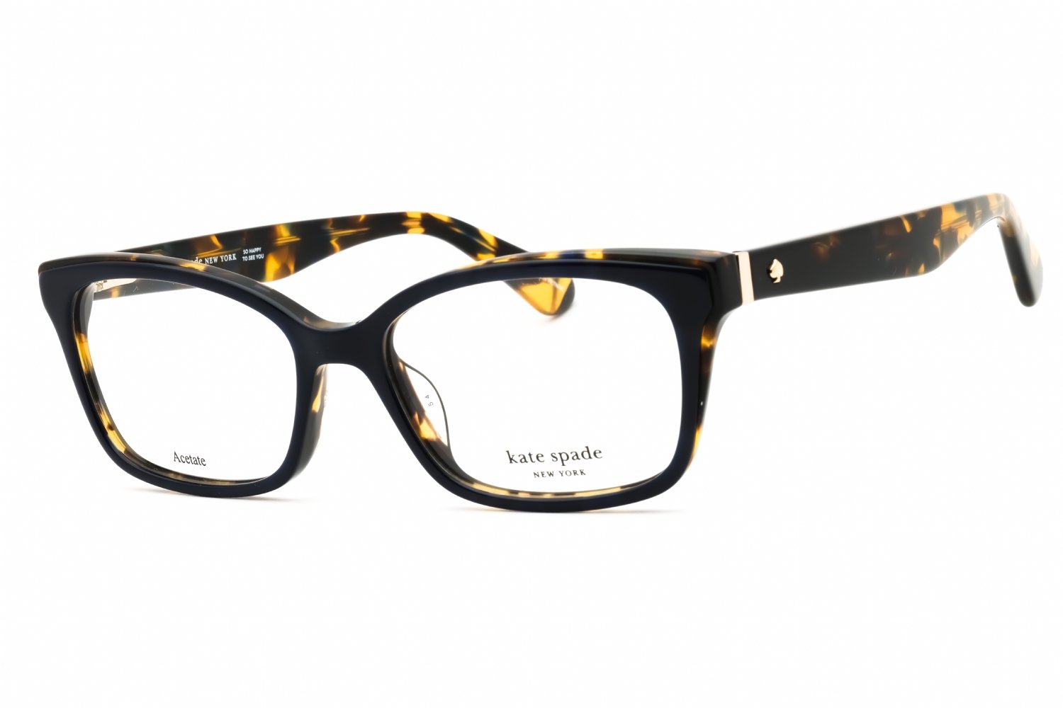 Kate Spade JERI/US BLUE HAVANA/clear demo lens 0JBW 00 50-16-140 MM