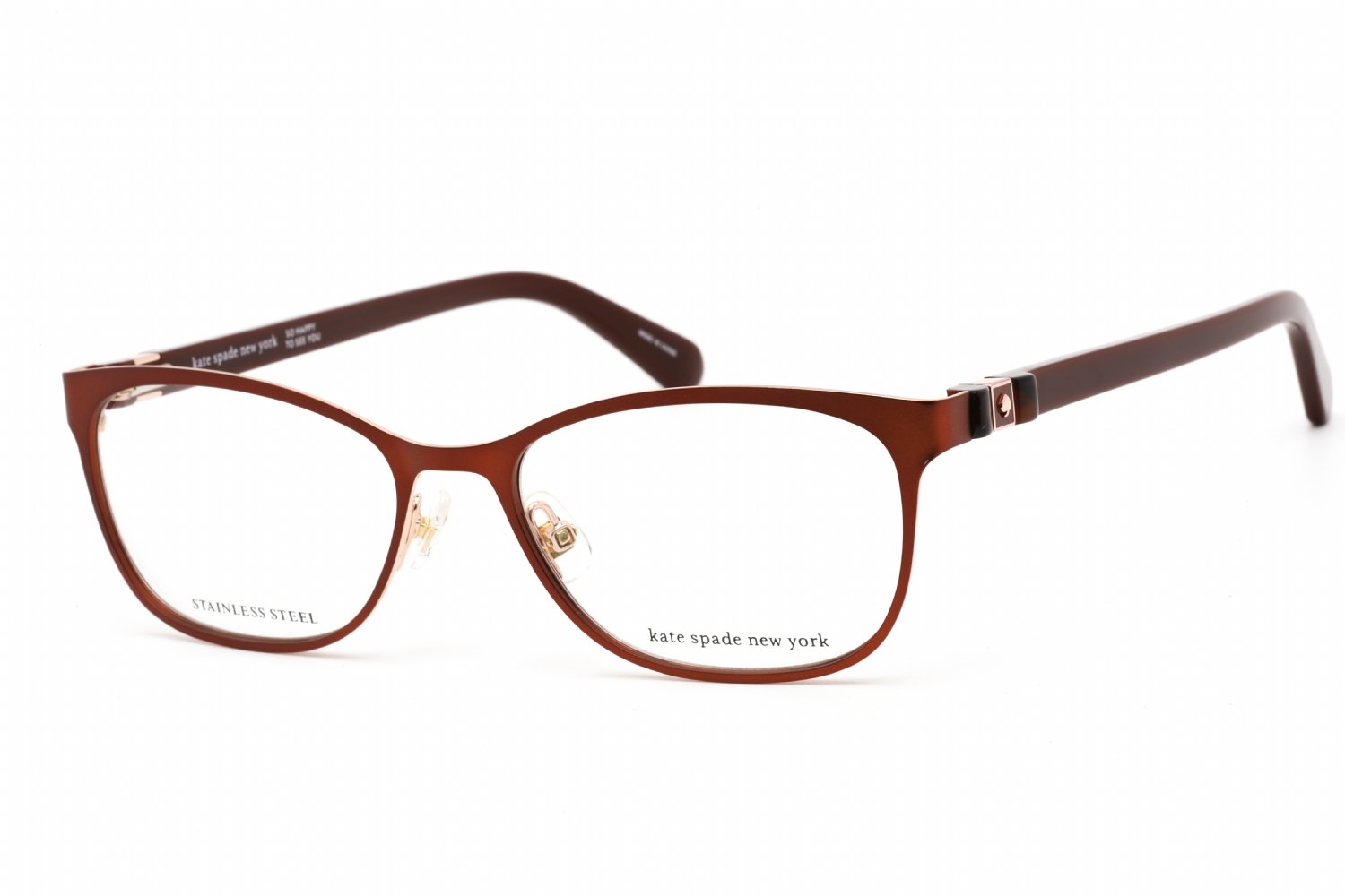 Kate Spade JONAE Opal Burgundy / Clear Lens 0LHF 00 51-16-140 MM