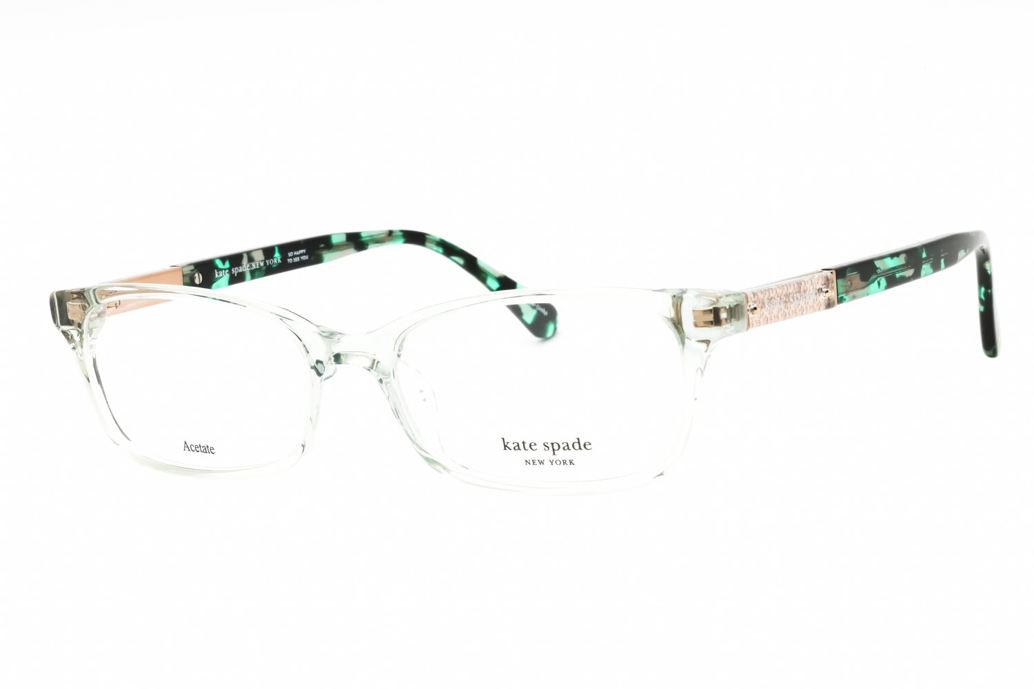 Kate Spade LAUREL GREEN/Clear demo lens 01ED 00 52-16-140 MM