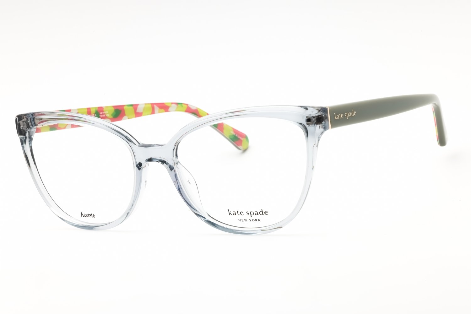 Kate Spade LUCINDA TRANSPARENT GREY/Clear demo lens 0KB7 00 54-17-140 MM