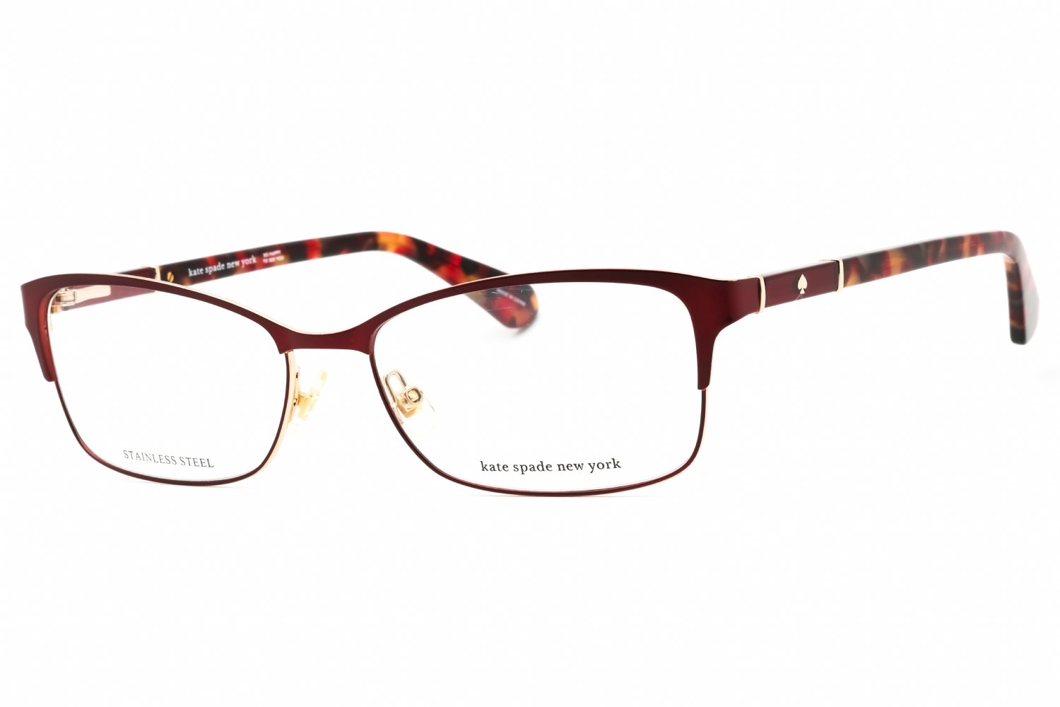 Kate Spade LAURIANNE Matte Brick Havana/Clear demo lens 0AJH 00 56-16-140 MM