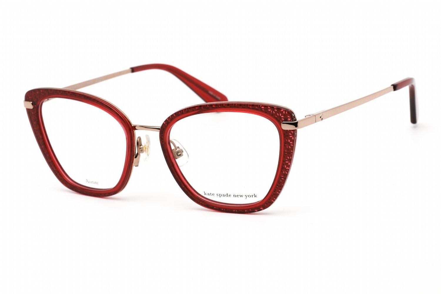 Kate Spade MADEIRA/G RED / Clear demo lens 0C9A 00 51X18X140