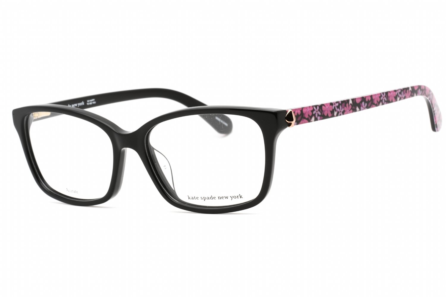 Kate Spade MIRIAM/G BLACK/Clear demo lens 0807 00 52-15-140 MM