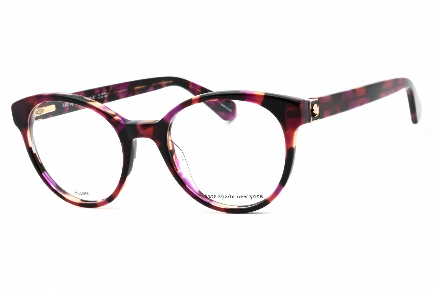 Kate Spade MARCILEE Pink Havana / Clear demo lens HT8 00 48-19-140 MM