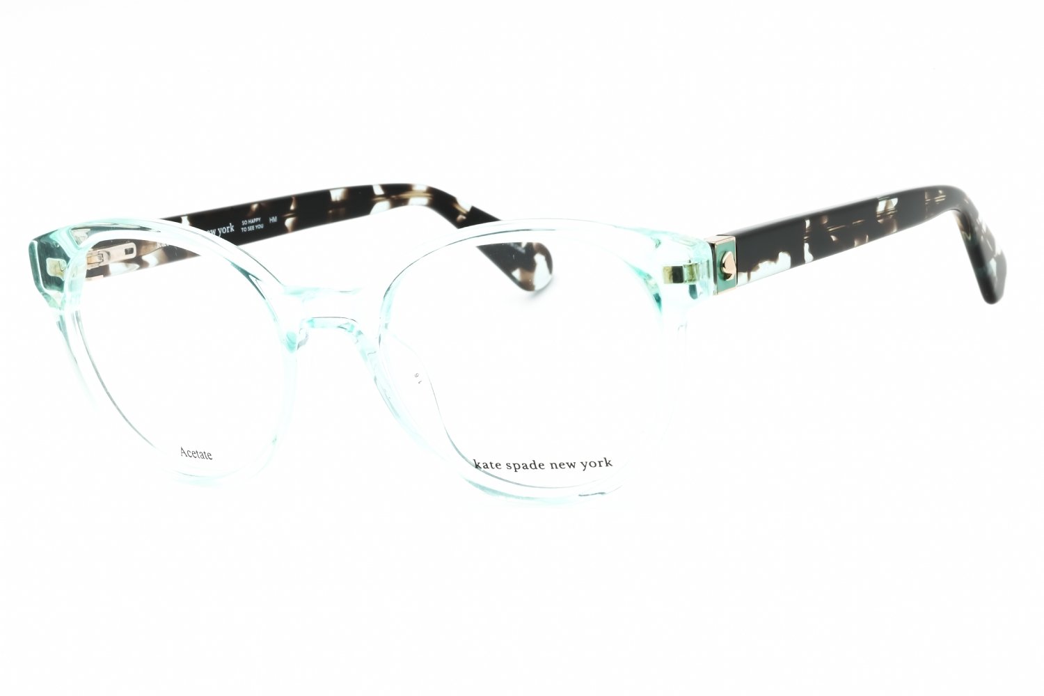 Kate Spade MARCILEE TEAL/Clear demo lens 0ZI9 00 48-19-140 MM