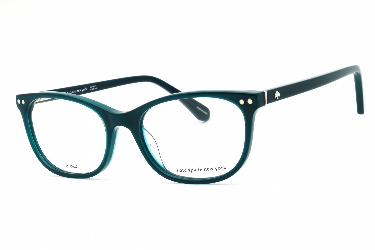 Kate Spade RAELYNN TEAL/Clear demo lens 0ZI9 00 51X17X140