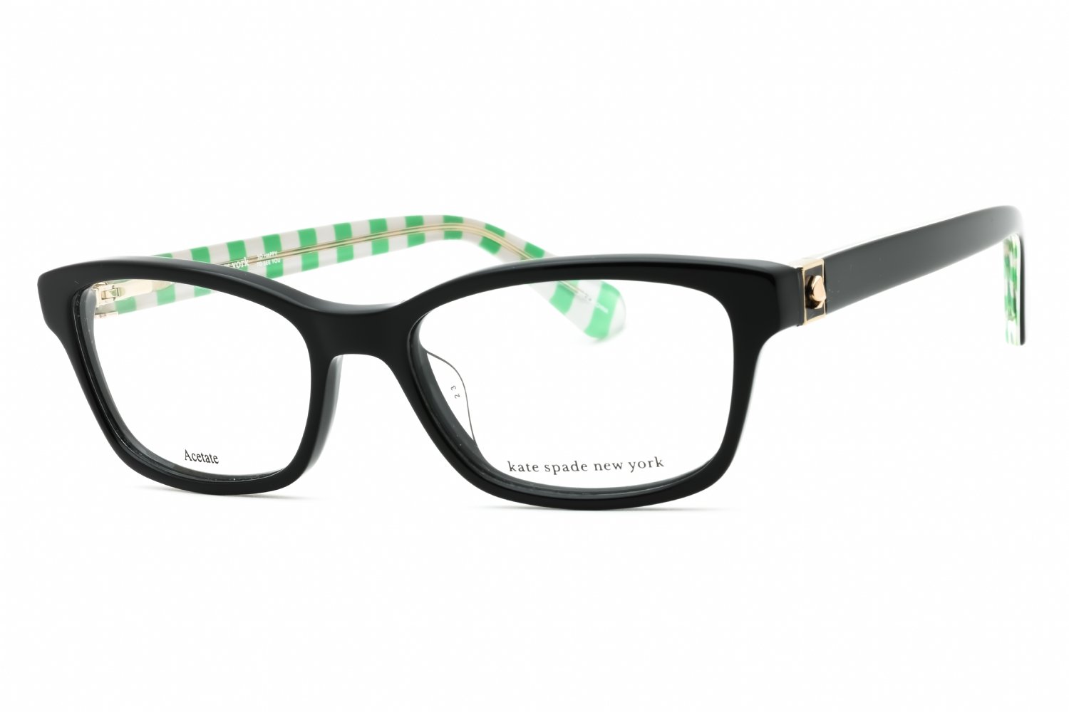 Kate Spade RENNE BLACK/Clear demo lens 0807 00 50-16-140 MM