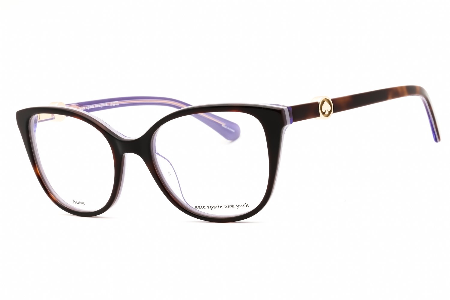Kate Spade TAYA HAVANA VIOLET/Clear demo lens 0AY0 00 52-18-140 MM
