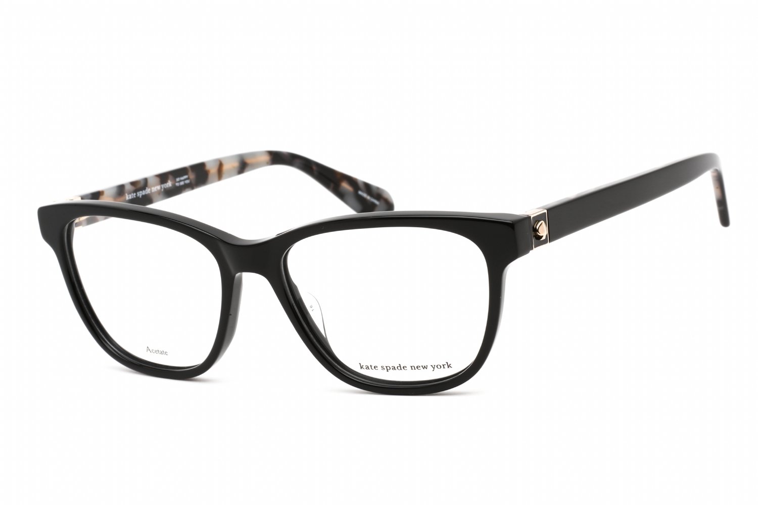Kate Spade VERNA Black/Clear demo lens 0807 00 53-16-140 MM