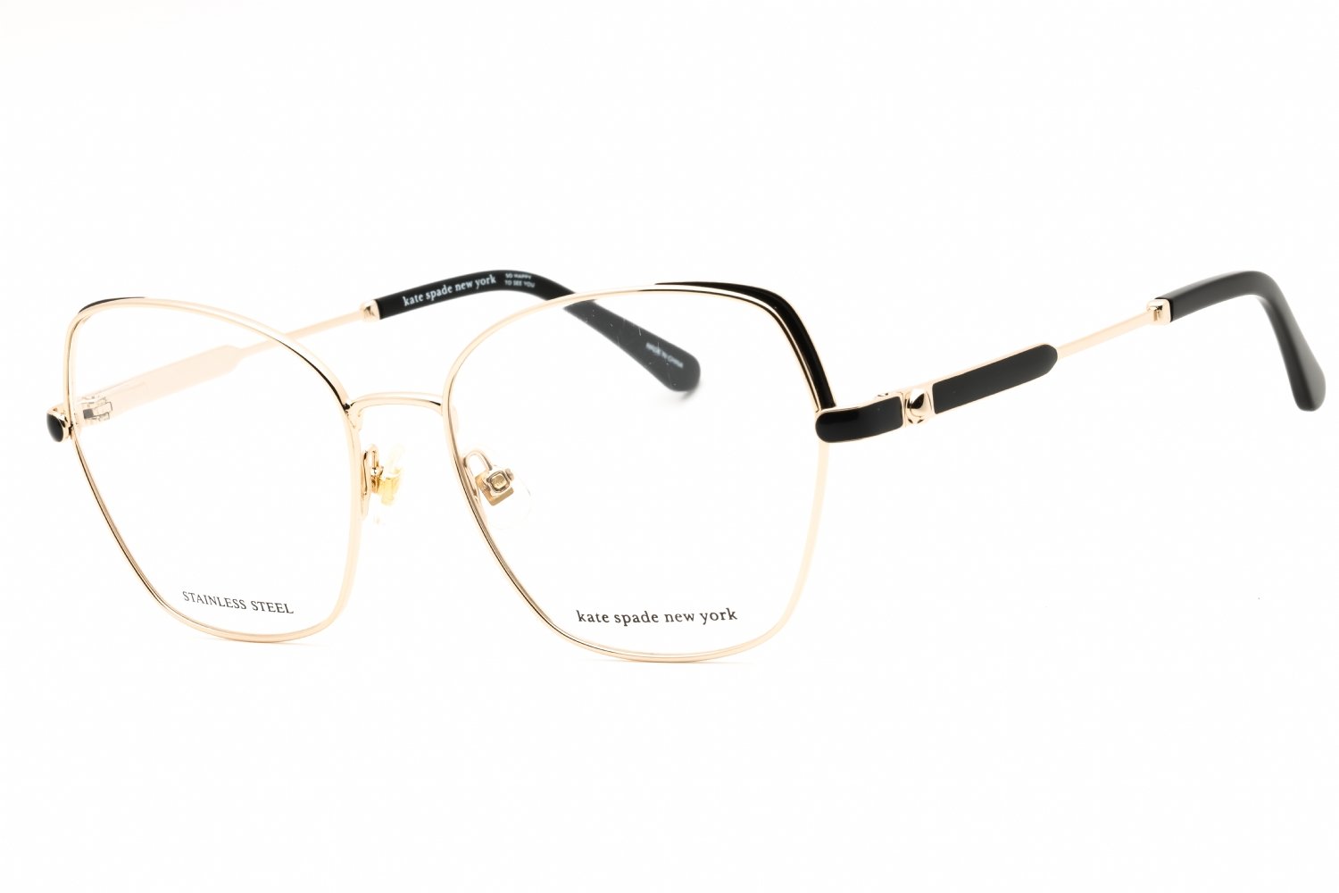 Kate Spade ZEENA/G GOLD BLACK/Clear demo lens 0RHL 00 54-17-140 MM