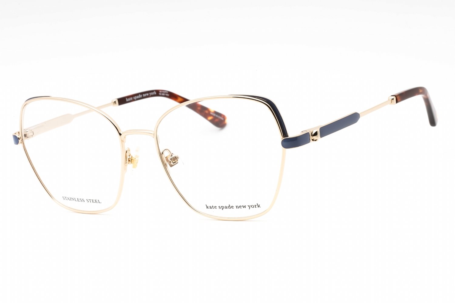 Kate Spade ZEENA/G GOLD BLUE/Clear demo lens 0LKS 00 54-17-140 MM