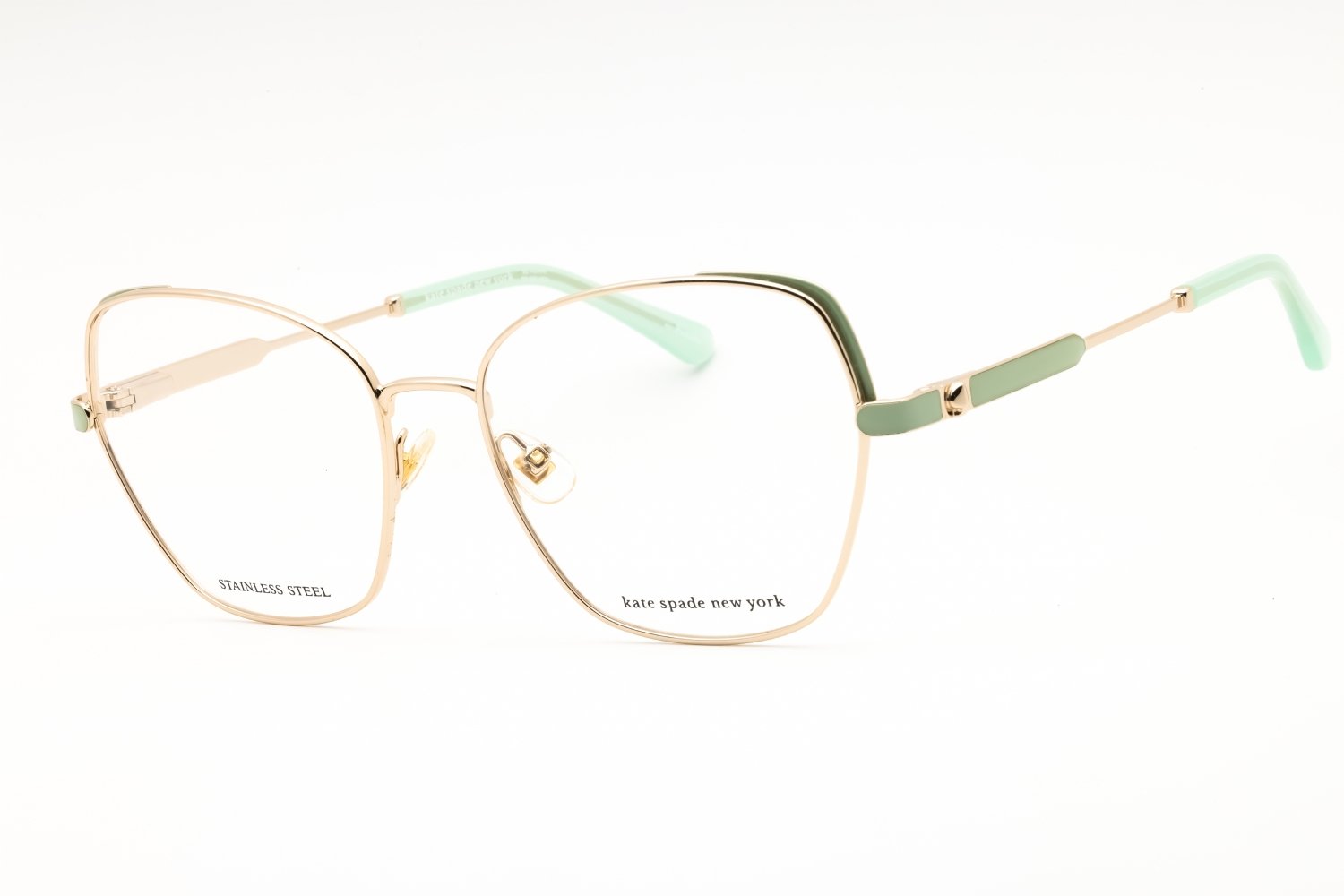 Kate Spade ZEENA/G GOLD GREEN/Clear demo lens 0PEF 00 54-17-140 MM
