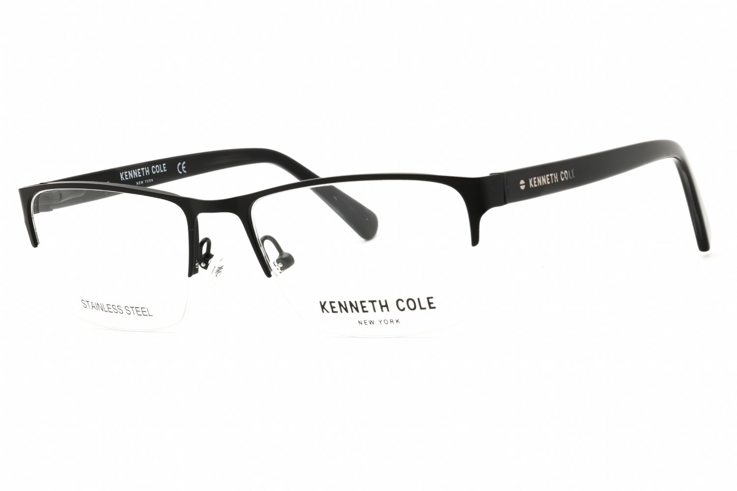Kenneth Cole New York KC0313 matte black/clear demo lens 002 53-17-140 MM