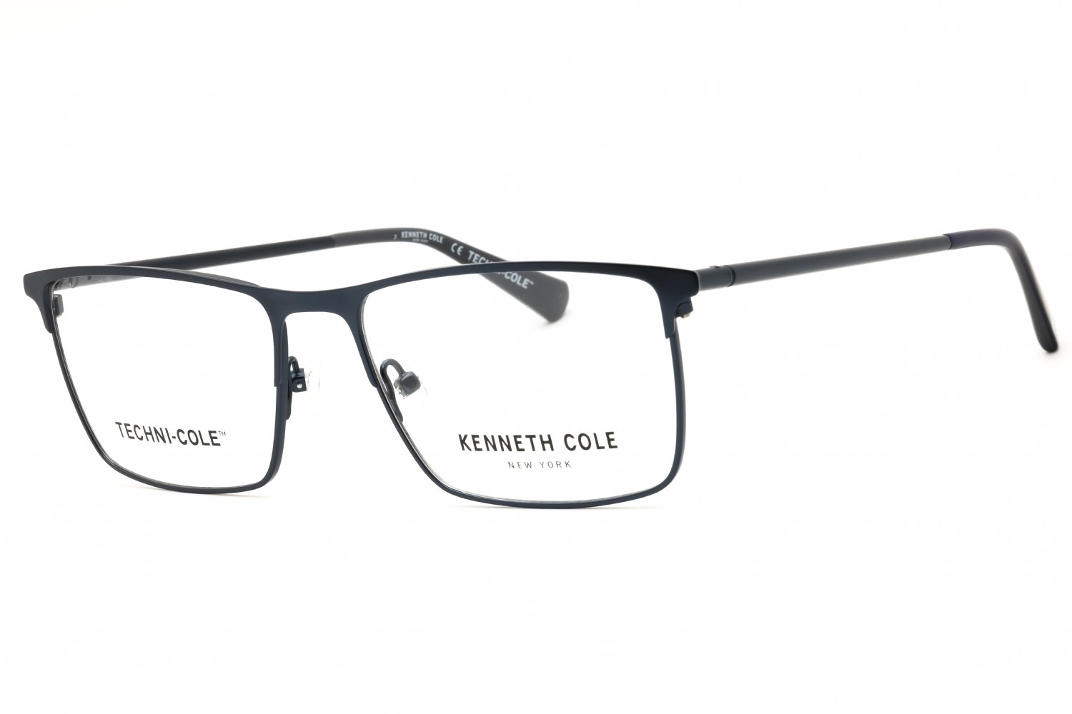 Kenneth Cole New York KC0323 matte blue/clear demo lens 091 56X17X145