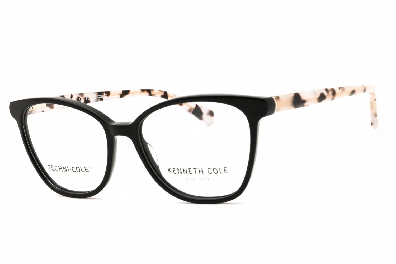 Kenneth Cole New York KC0327 shiny black/clear demo lens 001 53X16X140