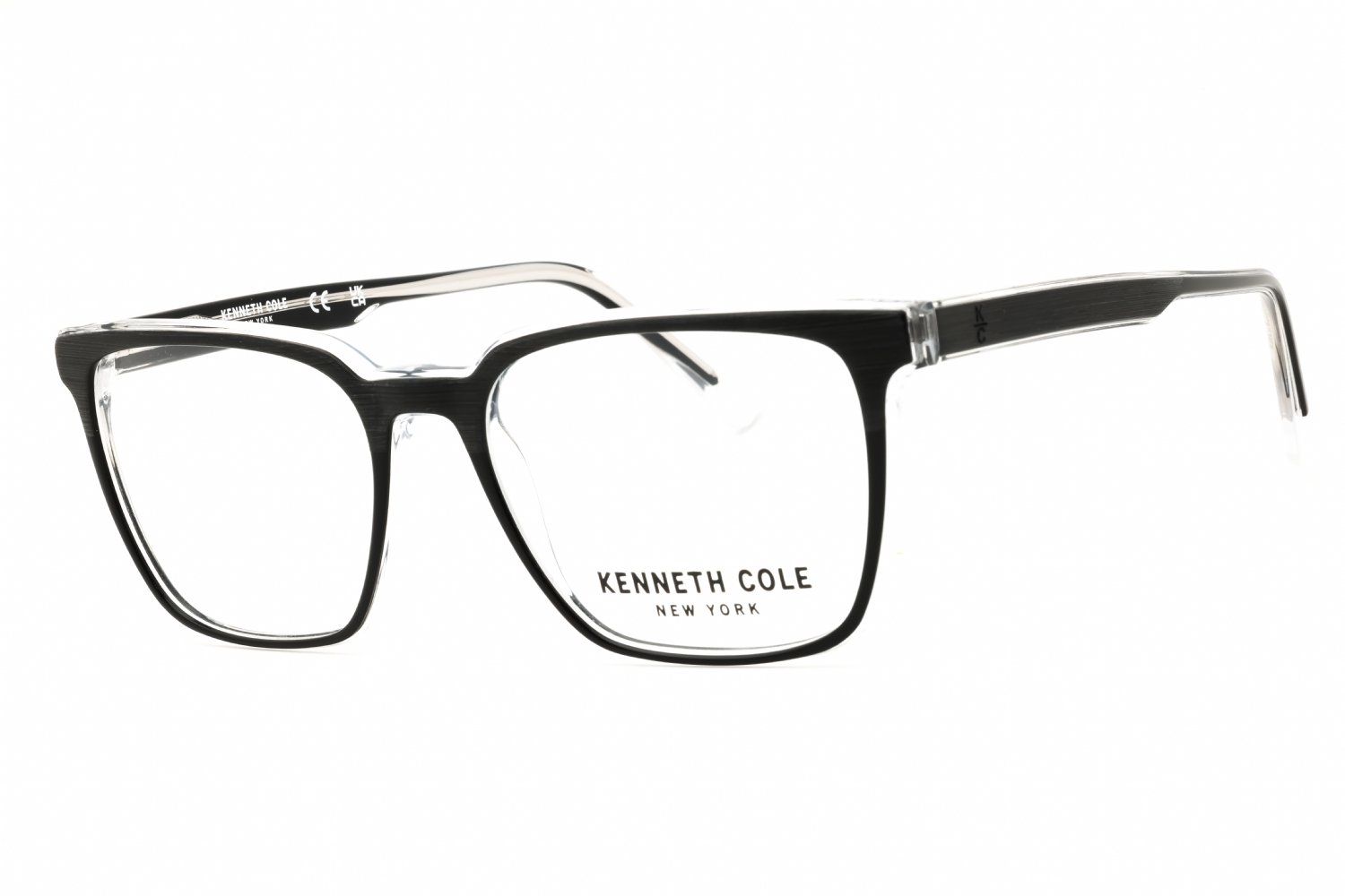 Kenneth Cole New York KC50012 black/crystal/clear demo lens 003 52X17X145