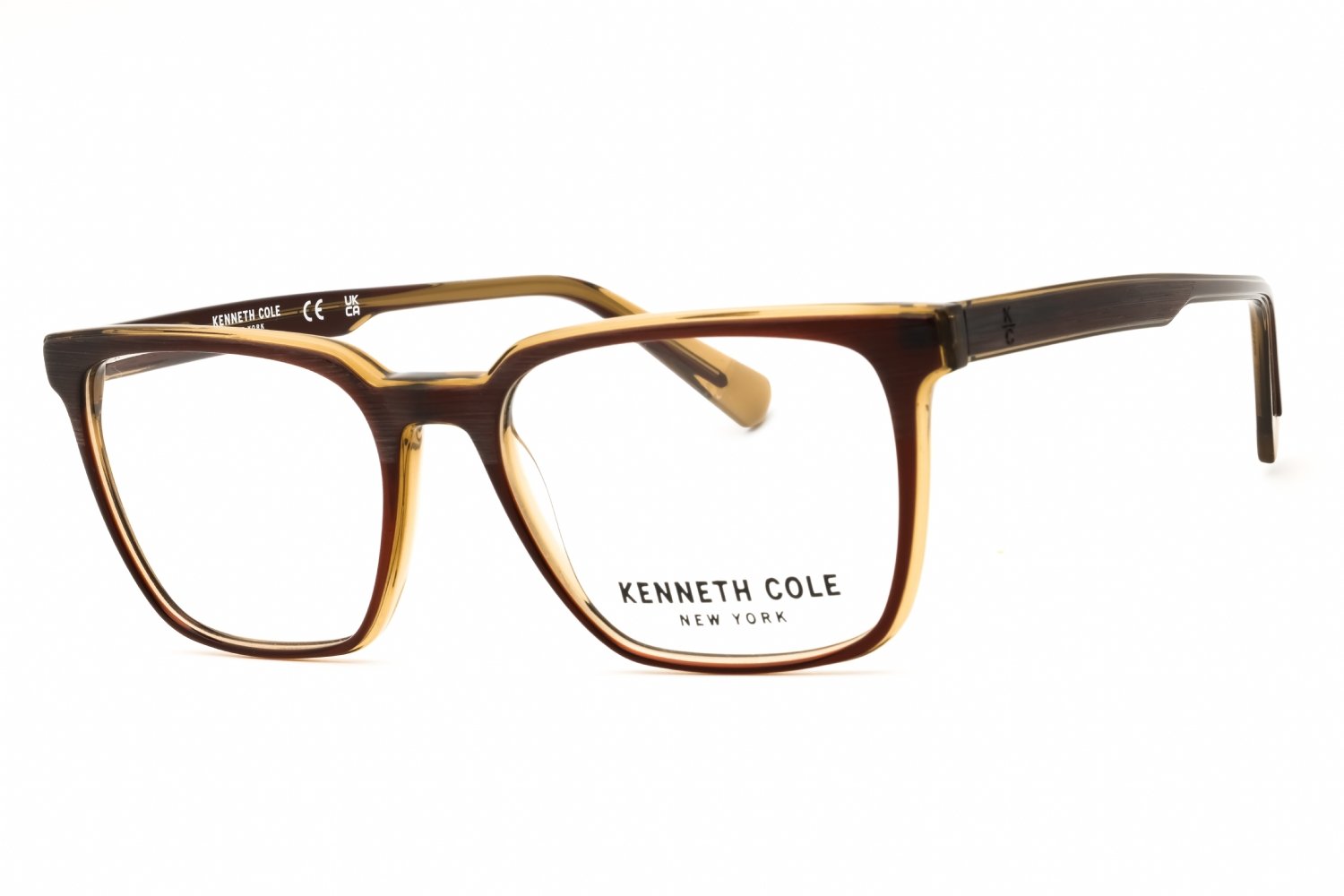 Kenneth Cole New York KC50012 dark brown/other/clear demo lens 050 52-17-145 MM