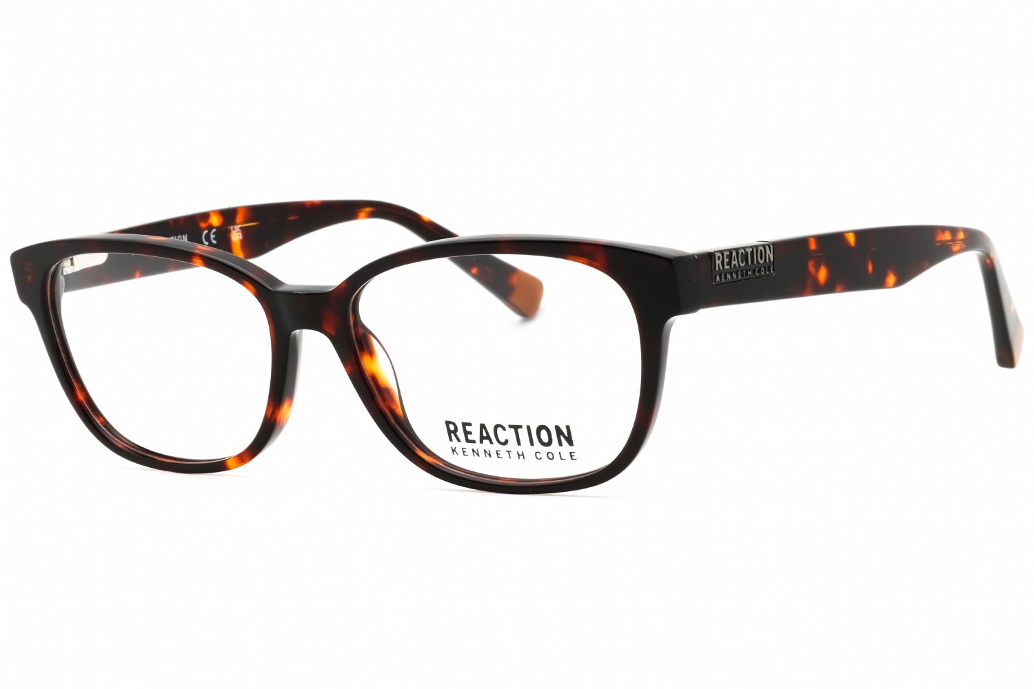 Kenneth Cole Reaction KC0942 dark havana/clear demo lens 052 54-15-145 MM