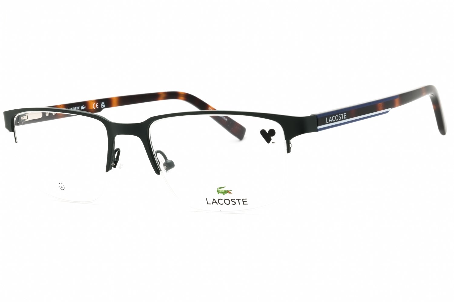 Lacoste L2279 SEMIMATTE BROWN/Clear demo lens 201 55X19X