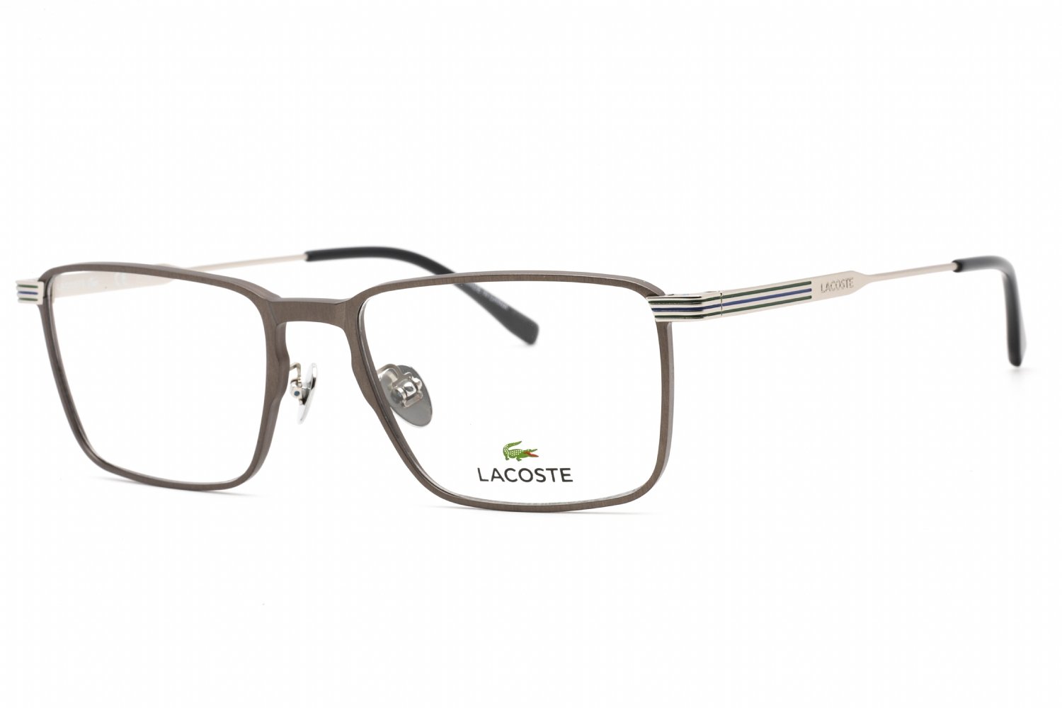 Lacoste L2285E SEMIMATTE DARK RUTHENIUM/Clear demo lens 029 54-18-145 MM