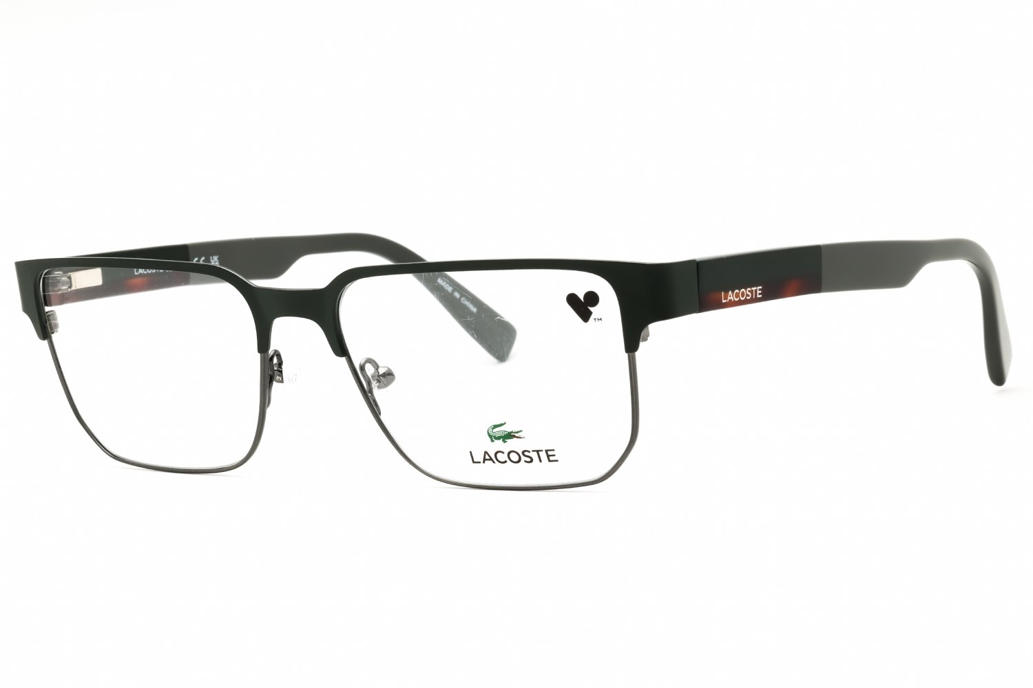 Lacoste L2290 GREEN/Clear demo lens 300 55-17-140 MM