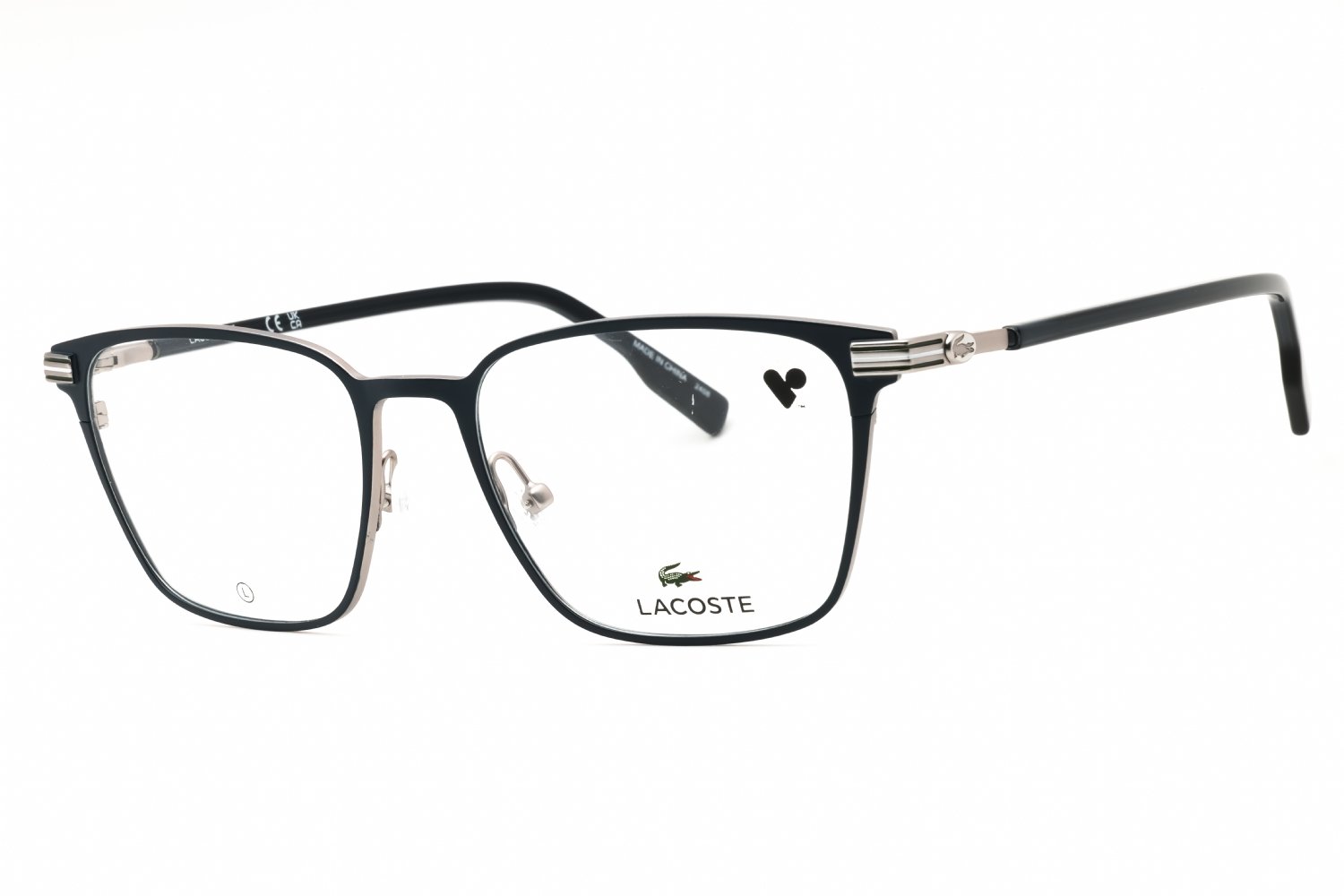 Lacoste L2301 MATTE BLUE/Clear demo lens 424 53-18-145 MM