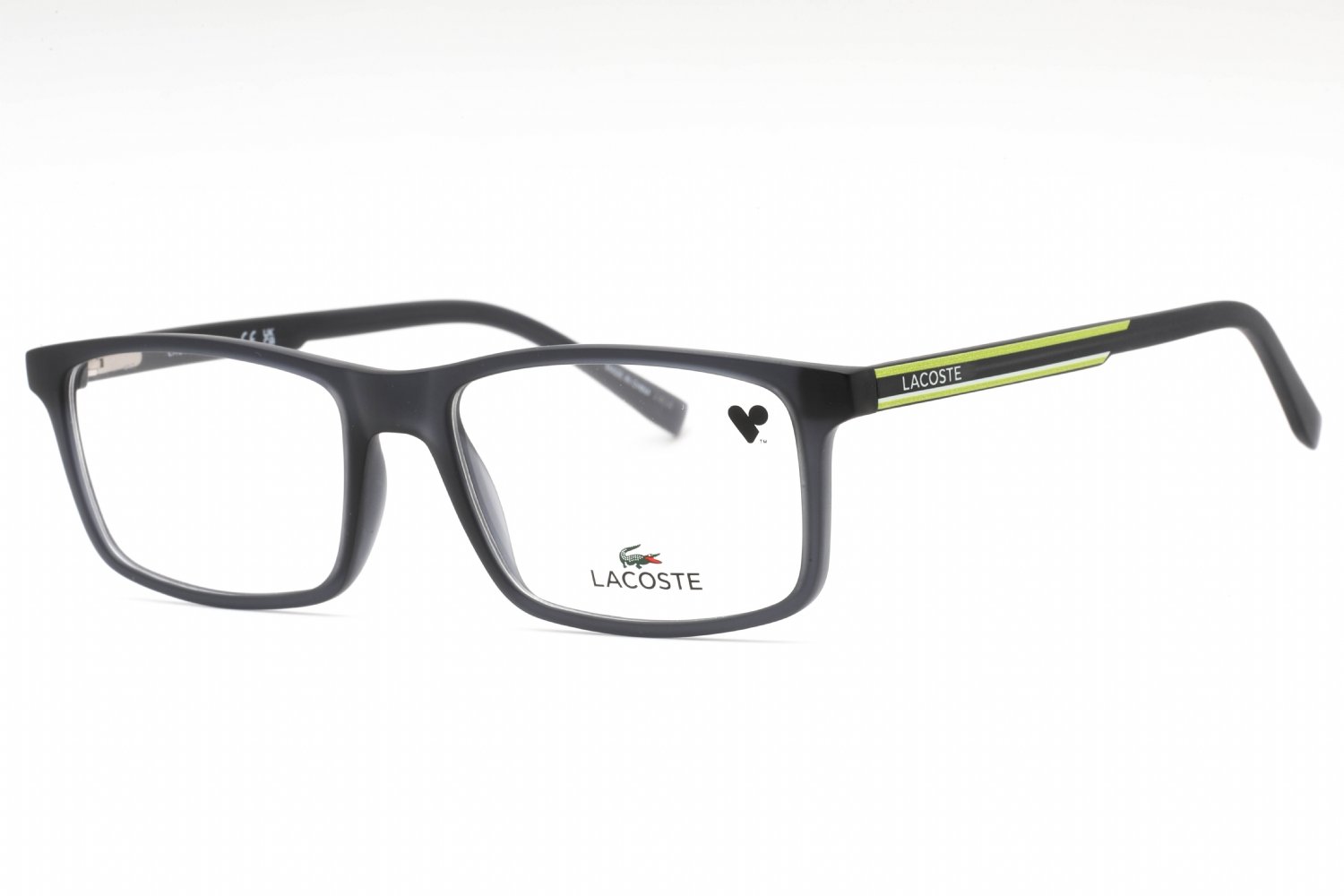 Lacoste L2858 MATTE DARK GREY/Clear demo lens 024 54-17-145 MM