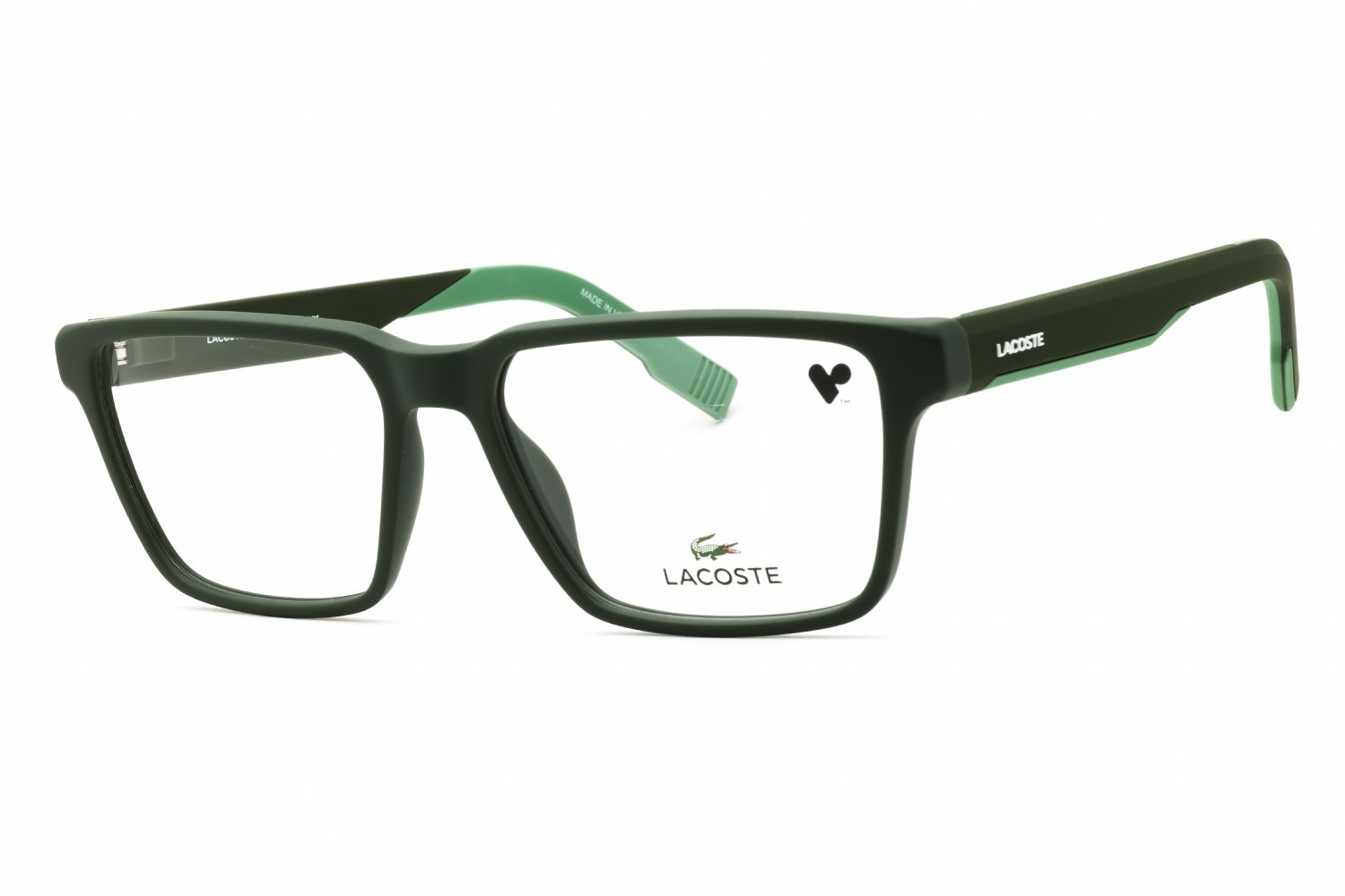 Lacoste L2924 GREEN/Clear demo lens 300 56-16-145 MM