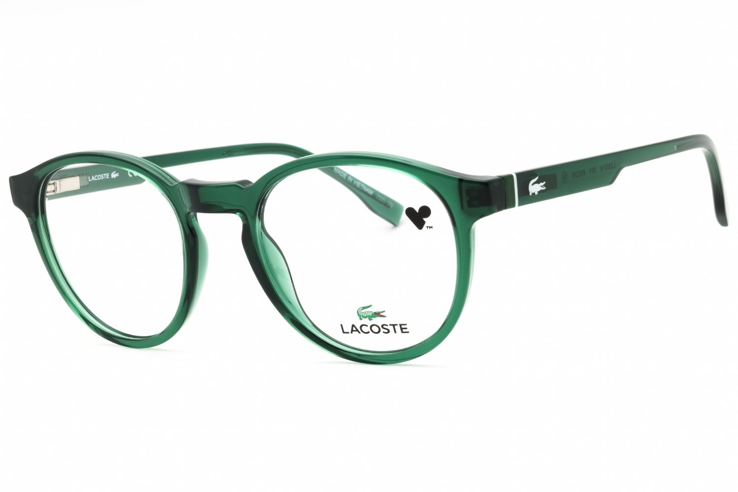 Lacoste L2950N TRANSPARENT GREEN/Clear demo lens 301 49-20-145 MM