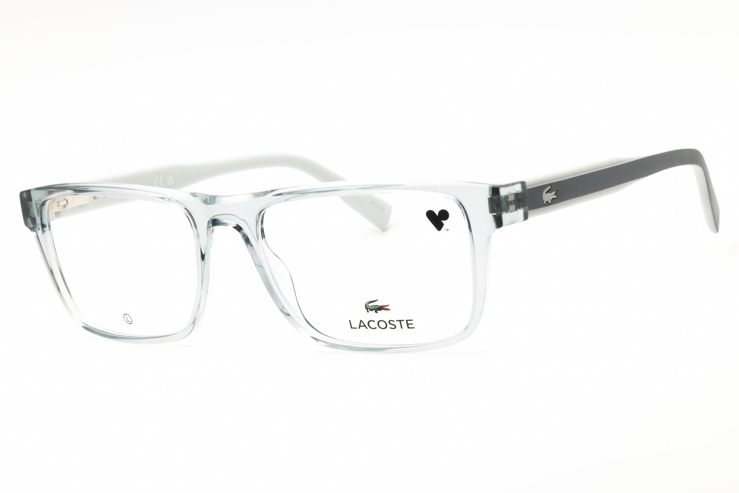 Lacoste L2973 TRANSPARENT GREY/Clear demo lens 035 56X18X145