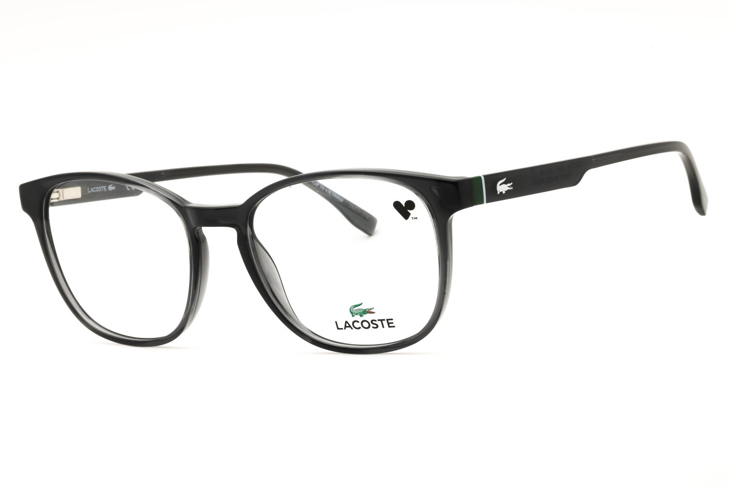 Lacoste L2975 N TRANSPARENT GREY/clear demo lens 035 54X18X145