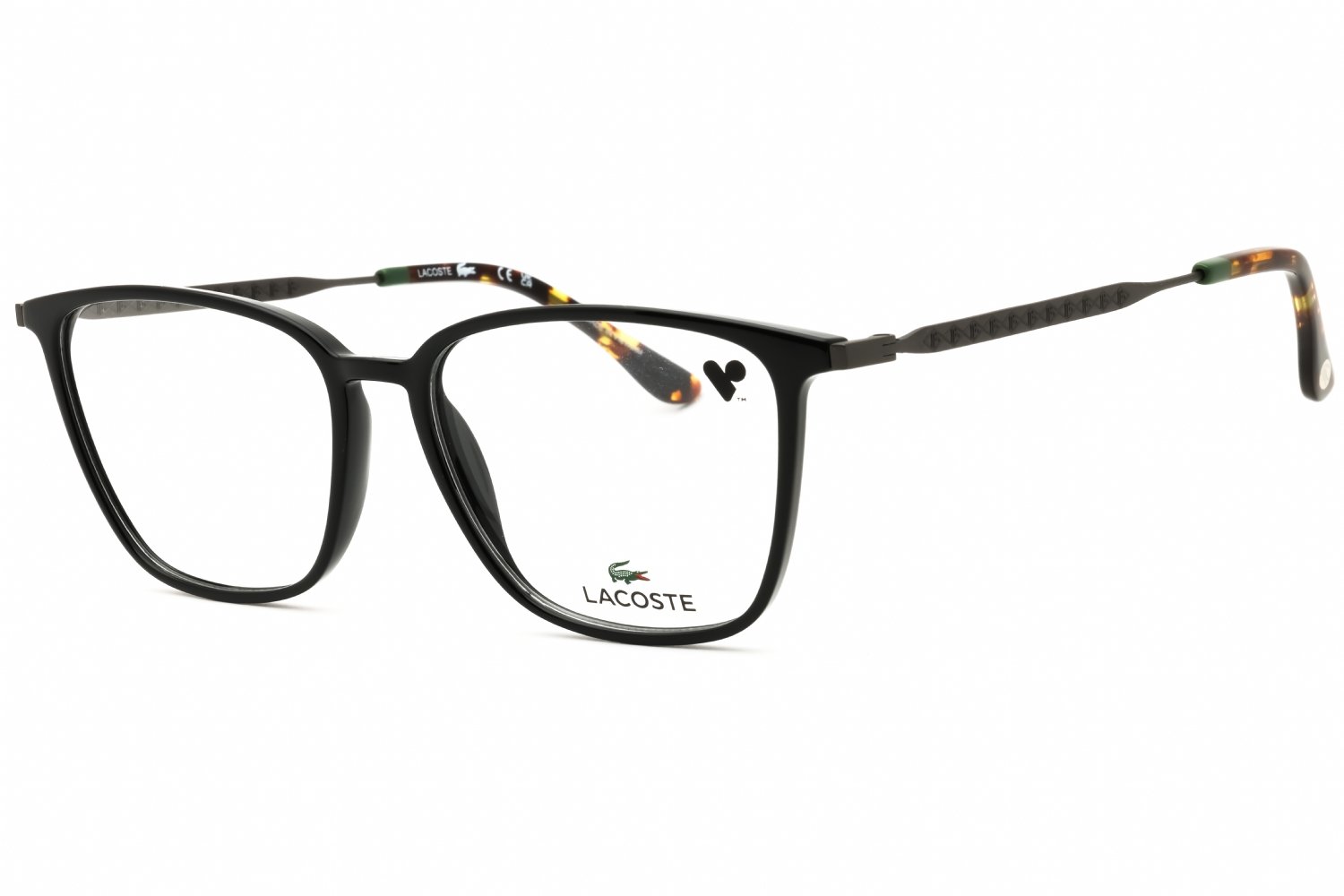 Lacoste L2984N BLACK/clear demo lens 001 53X15X140