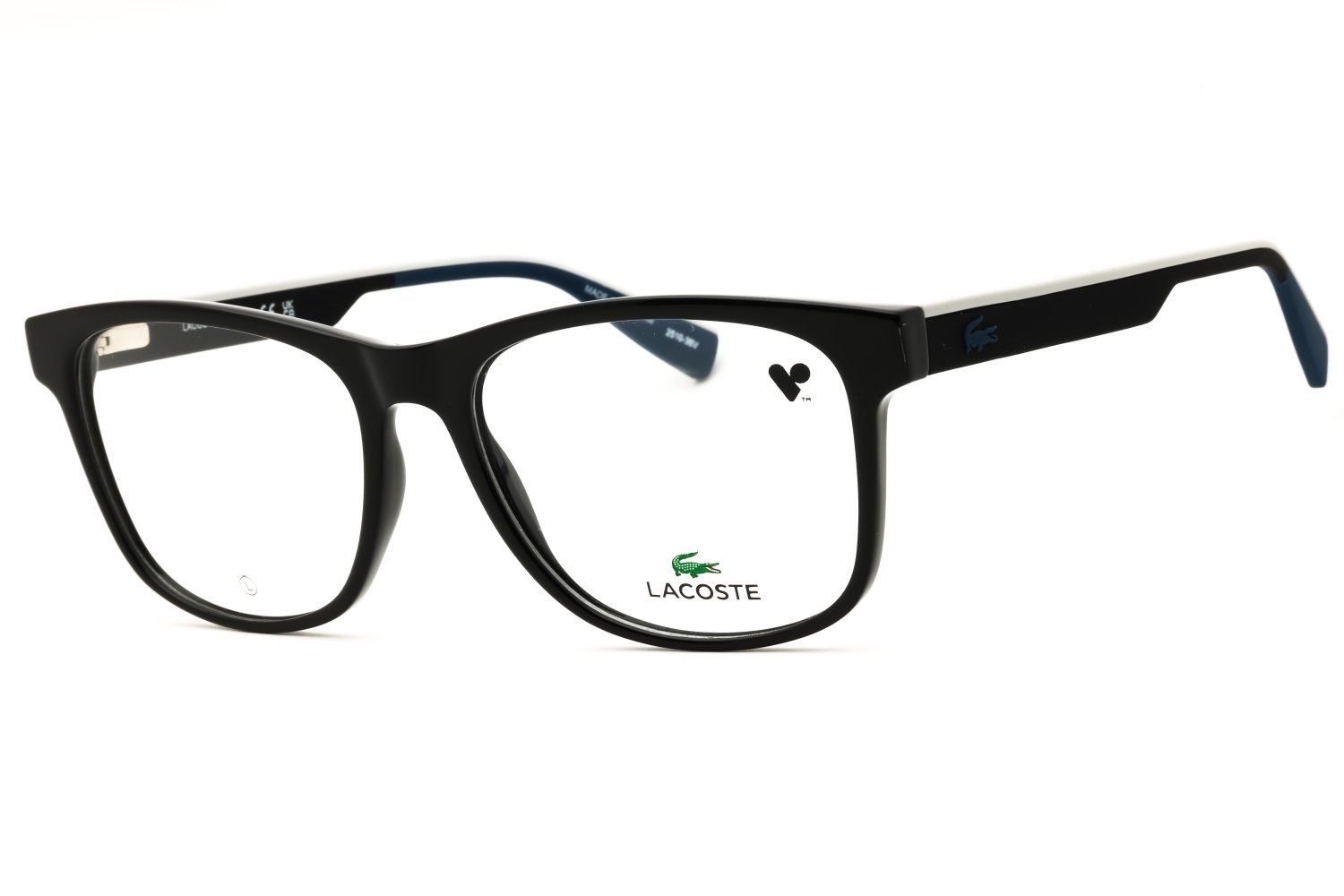 Lacoste L4004 BLACK/clear demo lens 001 56X17X145