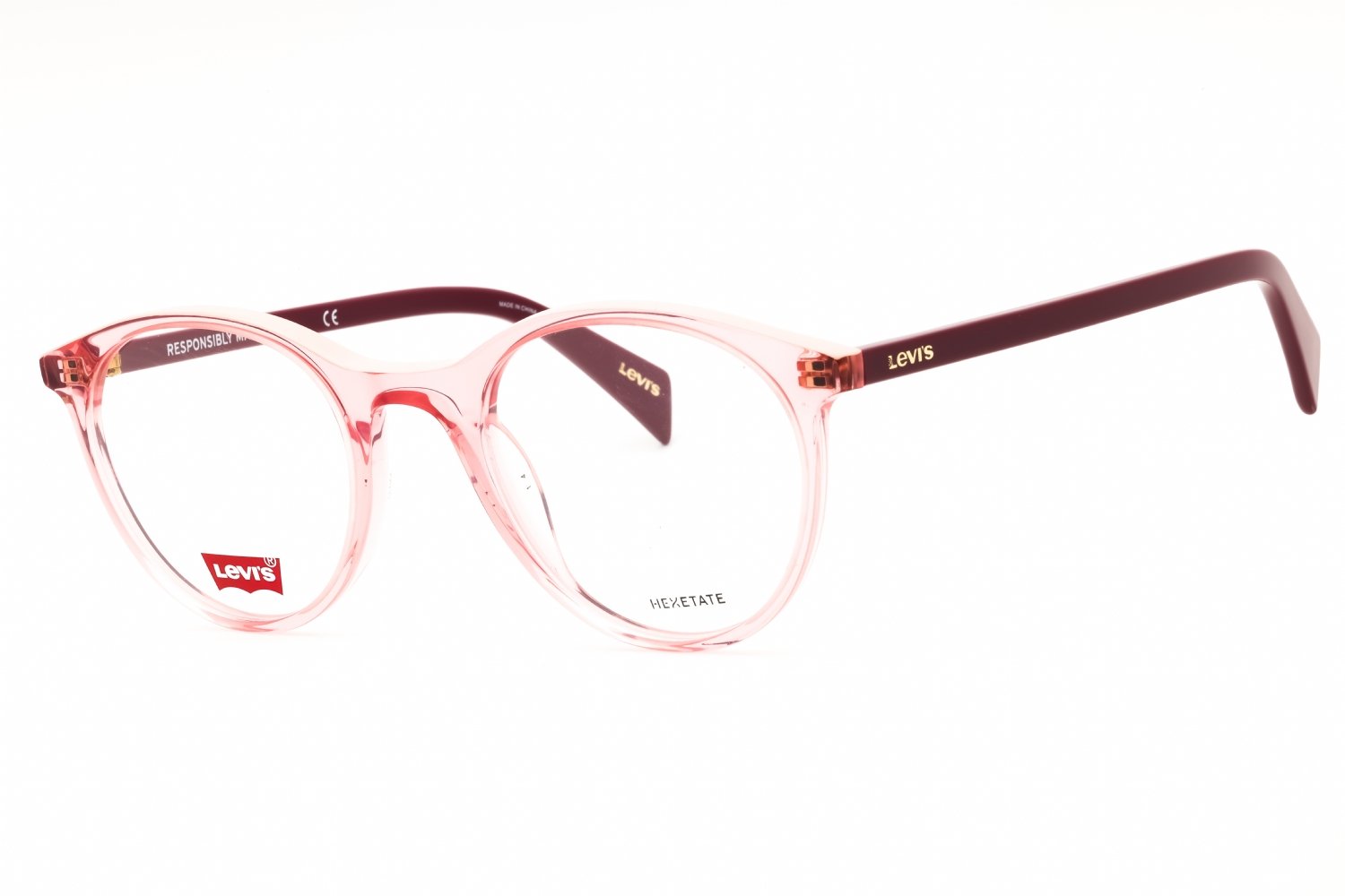 Levis LV 1005 PINK/Clear demo lens 035J 00 50-22-145 MM