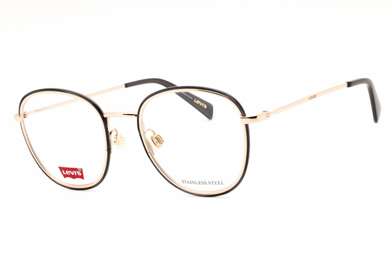 Levis LV 1027 GOLD GREY/Clear demo lens 02F7 00 49X21X145
