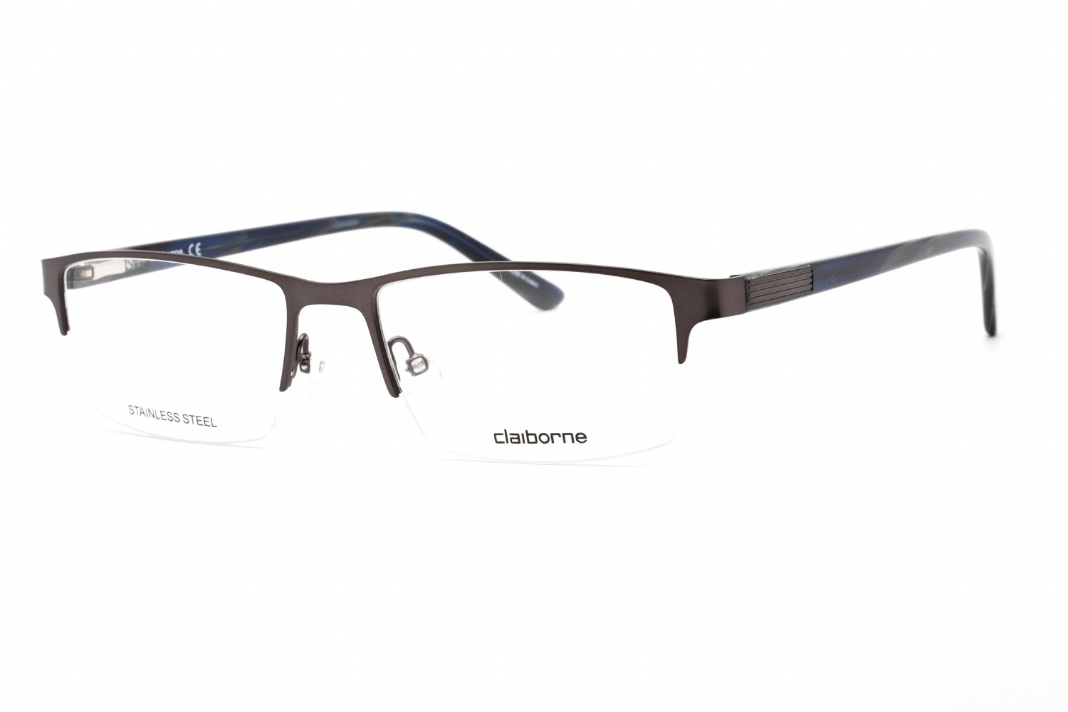 Liz Claiborne CB 254 Matte Grey / Clear Lens 0FRE 00 55X18X145